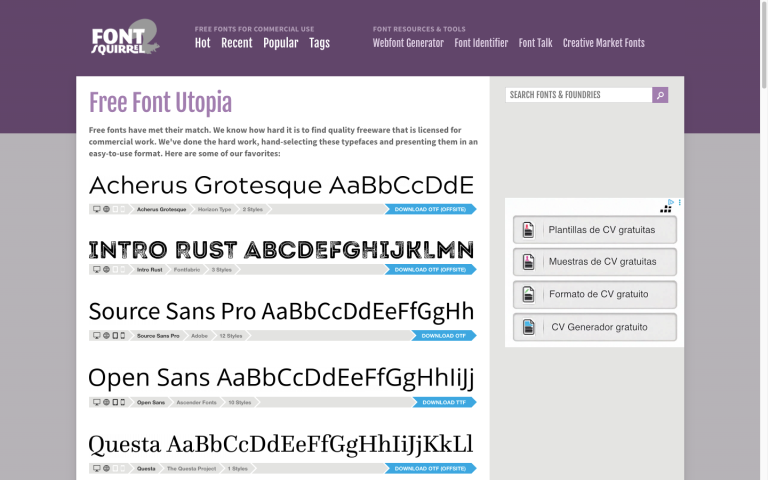 Font Squirrel
