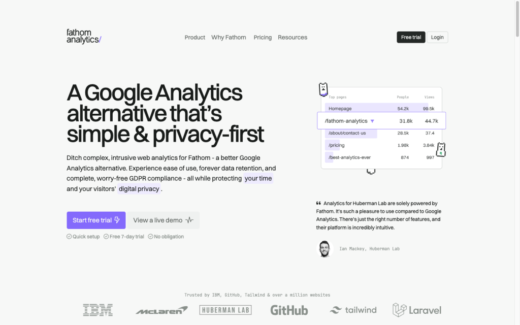 Fathom Analytics